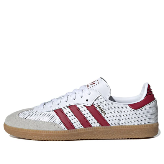 adidas Samba OG 'White Collegiate Burgundy' BD7528