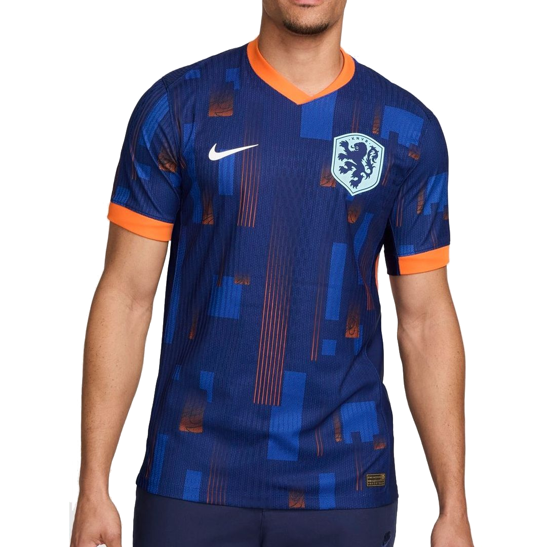 Nike Netherlands 24/25 Match Away Authentic Soccer Jersey 'Blue' FJ1255-492