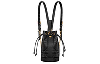 DIOR Cow Leather Backpack Small Size Women's Black