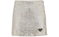 PRADA Casual Short Skirts Women's White
