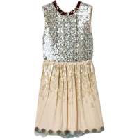 MIU MIU Sleeveless Dress Women's Multicolor