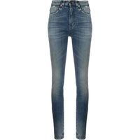 SAINT LAURENT SS23 Jeans Women's Blue
