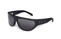 CELINE Acetate Irregular Shape Sunglasses Men's Black