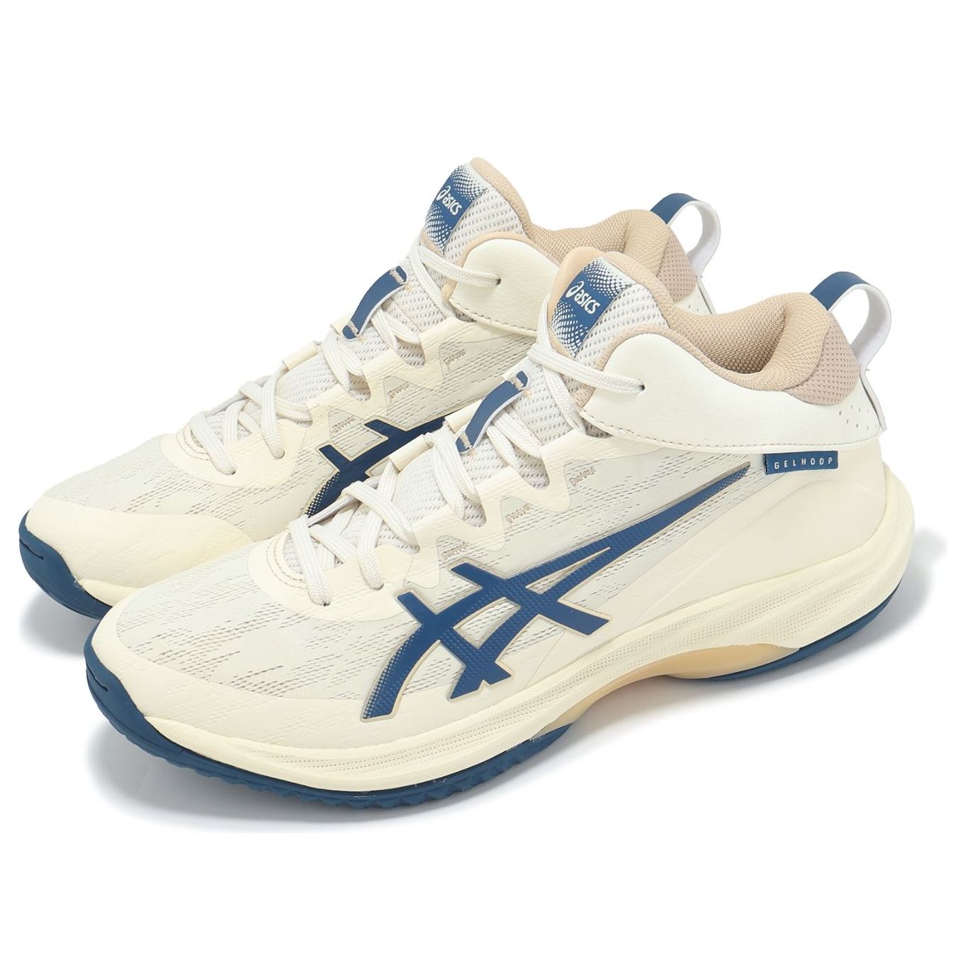 ASICS Gel-Hoop V17 S 'Cream Mako Blue' 1063A101-103