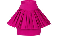 LOUIS VUITTON Casual Long Skirts Women's Rose Red