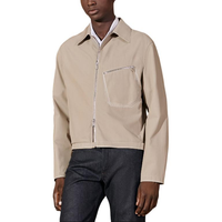 HERMES Jackets Coats Men's Desert