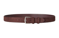 Loro Piana Solid Color Design Pin Buckle Leather Belts Men's Brown Width 3.5CM