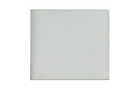 CELINE Grained Calfskin Card Clip Wallet Card Holder Men's Gray White