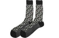 DIOR Knee-High Socks Men's 1 Pack Black