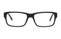 PRADA Plastic Rectangular Eyeglass Frames Men's Black