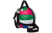 PRADA Rubber Volleyball Unisex Blue Pink Green