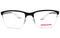 PRADA Eyeglass Frames Men Dark Gray
