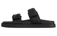LOUIS VUITTON Sunset Painted Series Slip-Resistant Slide Slippers Women's Black