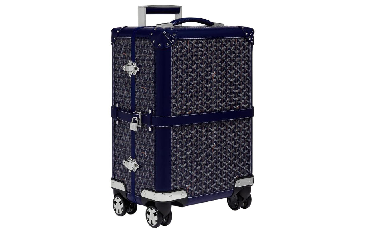 GOYARD Bourget Luggage Dark Blue