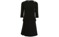 PRADA Short-Sleeved Dresses Women's Black