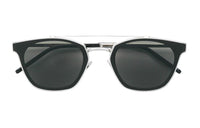 SAINT LAURENT Acetate Metal Butterfly Sunglasses Women's Silver, Black