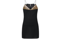LOUIS VUITTON Slip Dresses Women's Black
