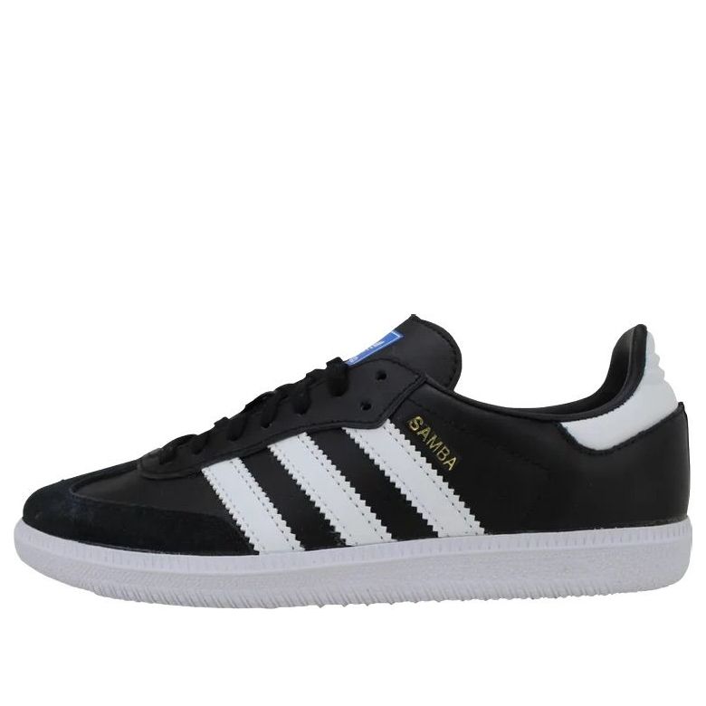 (GS) adidas Samba OG J 'Black White' B37294