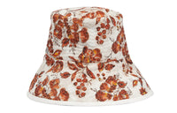 Loro Piana Polyester Linen Bucket Hats Women's Orange