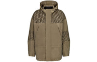 DIOR Quarterly New Products Parka Coats Men Olive Green