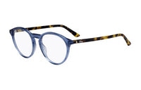DIOR Aluminum Round Eyeglass Frames Women's Blue