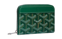 GOYARD MATIGNON Canvas With Leather Wallet Coin Purse Mini Women's Green