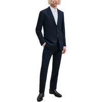 HERMES FW24 Business Suits Men's Marine Blue