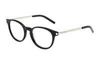 SAINT LAURENT Acetate Square Eyeglass Frames Unisex Black