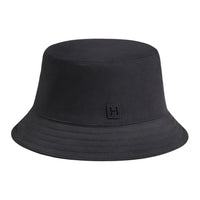 HERMES Cotton Linen Bucket Hats Men's Black