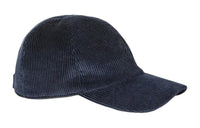 Loro Piana Cotton, Cashmere, Elastane Baseball Caps Men's Blue