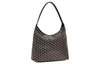 GOYARD Bohème Hobo Canvas With Leather Shoulder Bag Combo Bag Shoulder Bags Women's Black