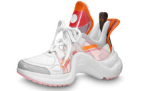 LOUIS VUITTON Lv Archlight Sports Shoes White/Orange Women's