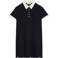 CELINE Mini Polo Dress In Viscose Sablé