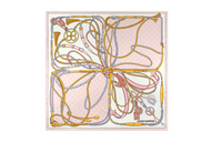 LOUIS VUITTON Silk Scarves Women's Pink