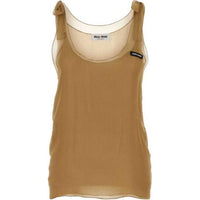 MIU MIU Chiffon Tank Top