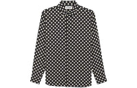 SAINT LAURENT Polka Dot Printed Buttoned Shirt