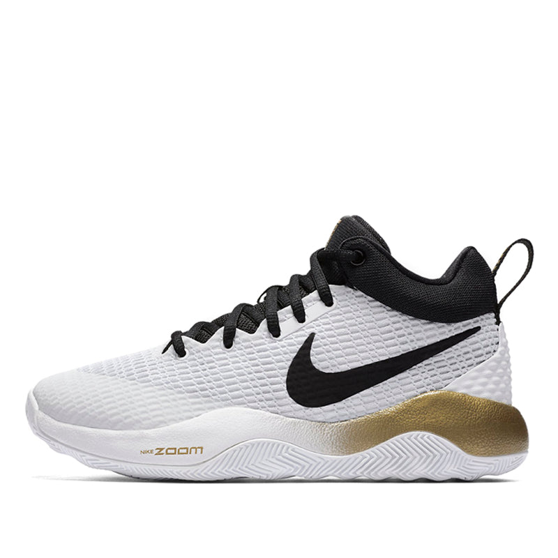 (WMNS) Nike Zoom Rev 'White Black Gold' 897626-107