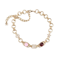 CHANEL Metal Bracelets Unisex Gold