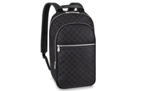 LOUIS VUITTON Canvas Laptop Backpack Men's Black