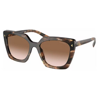 PRADA Irregular Shape Sunglasses Women's Tortoiseshell
