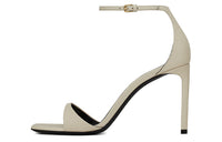 SAINT LAURENT Slim Heel High Heels 8.8cm Women's White