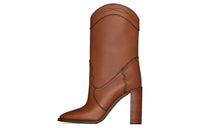 SAINT LAURENT KATE Ankle Boots Women's Tan