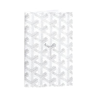 GOYARD Grenelle Canvas With Leather Card Holder Passport Holder Unisex White