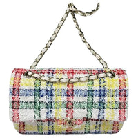 CHANEL Leather Shoulder Bag Crossbody Bag Regular Women's Multicolor