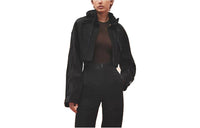 HERMES Cropped Coats Women's Black