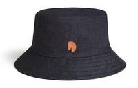 HERMES Cotton Bucket Hats Unisex Blue
