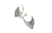 CHANEL Earrings Women's Silver