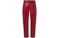 LOUIS VUITTON FW23 Casual Pants Women's Red