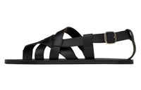 SAINT LAURENT Culver Strap Sandals Men's Black