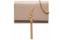 SAINT LAURENT Cow Leather Shoulder Bag Women's